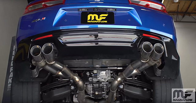 2018-Camaro-ZL1-MagnaFlow-Axle-Back-Exhaust (4) - Automotive Videos