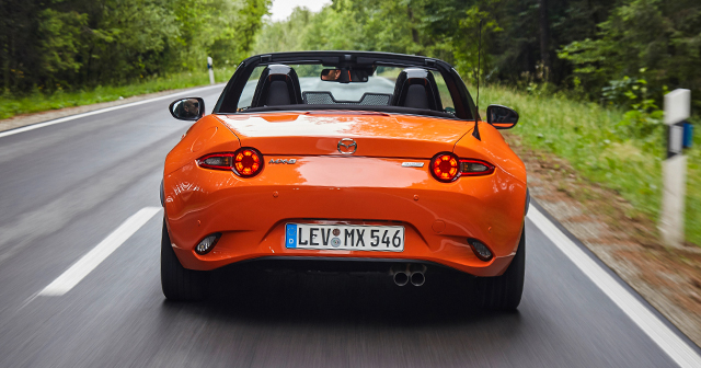 To commemorate its 30th anniversary, Mazda offered a flashy special limited-edition Mazda MX-5 Miata in Racing Orange.