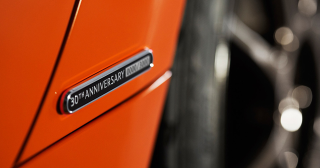 To commemorate its 30th anniversary, Mazda offered a flashy special limited-edition Mazda MX-5 Miata in Racing Orange.