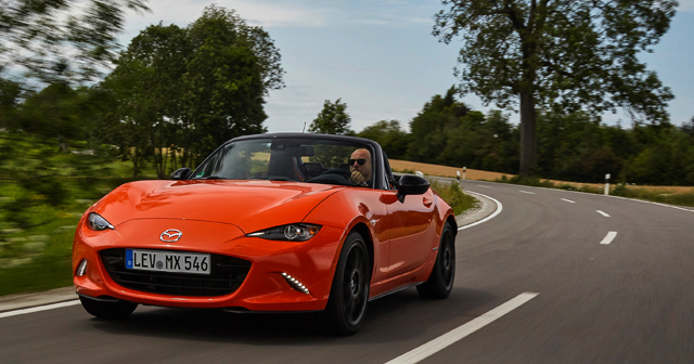 To commemorate its 30th anniversary, Mazda offered a flashy special limited-edition Mazda MX-5 Miata in Racing Orange.