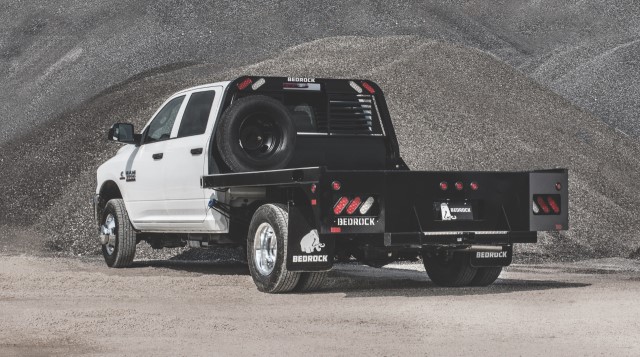 bedrock truck bed three quarter profile