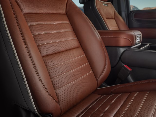 2023 GMC Yukon Denali Ultimate leather appointments