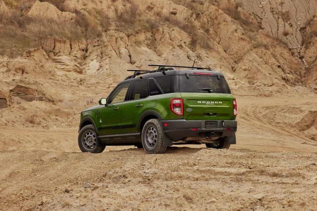 ford bronco sport in desert