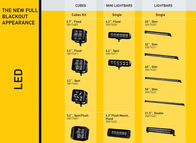 HELLA LED lighting options