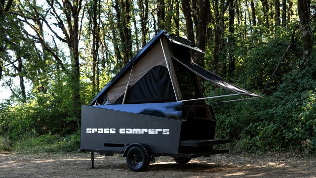 space camper for tesla cybertruck