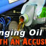 Changing Oil with Accusump