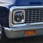 J.W. Speaker 7" Round Dual Burn LED Headlights