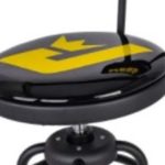 JEGS Performance Adjustable Hydraulic Stool with Backrest
